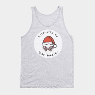 My Ugly Christmas Santa Hat Sweaters Tank Top